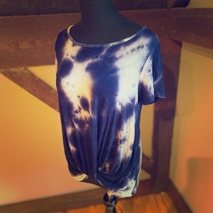 Navy Tye Dyed Shirt